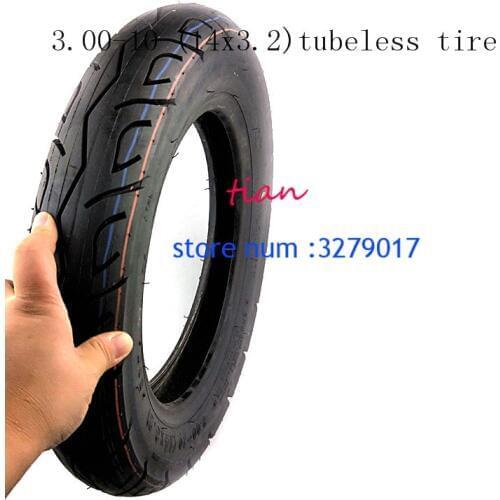 14 inch Vacuum Tubeless Tire Explosion-proof 3.00-10 / 14x3.2 fits Electric vehicle Electric Scooters e-Bike