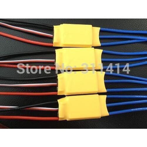 Promotion! 4pcs/lot 30A Brushless 450 Helicopter Multicopter Motor Speed Controller RC ESC +Free shipping