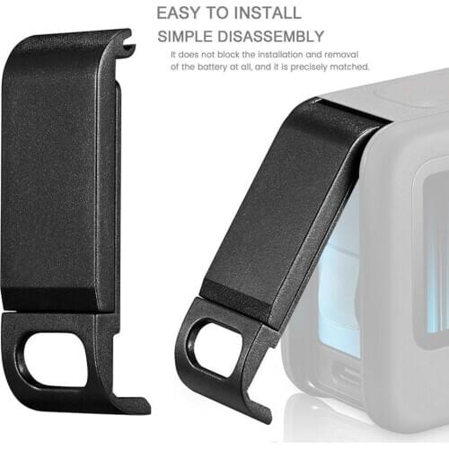 Battery Side Cover for GoPro Hero 9 Dustproof Battery Door Housing Case Charge Rechargeable Side Protective Cover Battery Lid