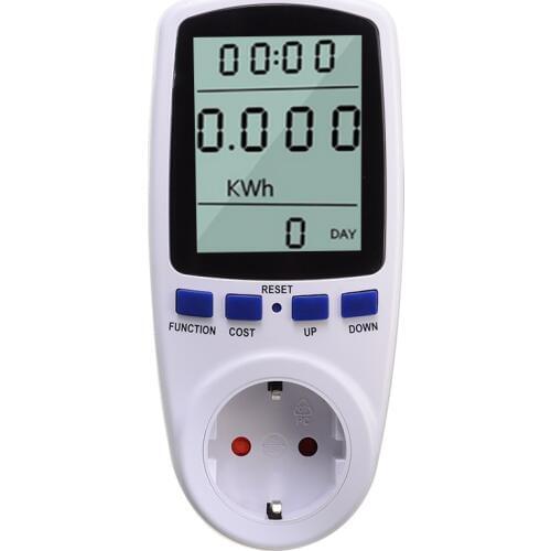 230V Digital Energy Meter KWh Meter Wattmeter Power Electric Meter Analysis Instruments Energy Meters 16A 50Hz