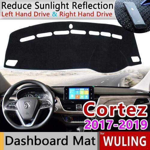 For Wuling Cortez Baojun 730 2017 2018 2019 Anti-Slip Mat Dashboard Cover Pad Sunshade Protect Dashmat Carpet Dash Accessories