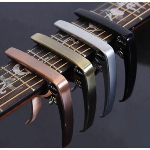 Zinc alloy guitar capo Universal dual-purpose transpose for folk guitars