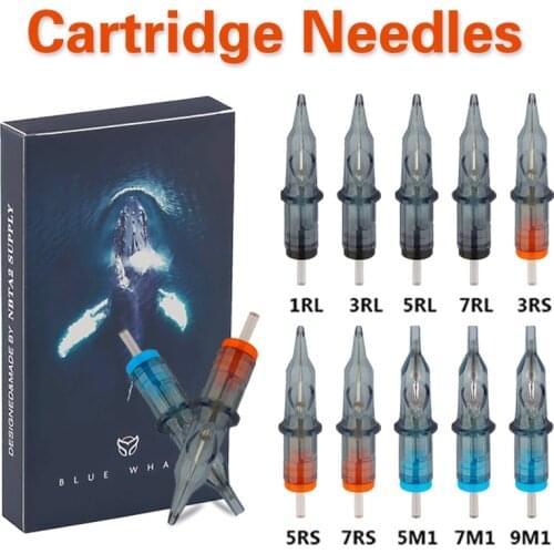 Cartridge Tattoo Needles RL RS RM M1 Disposable Sterilized Safety Tattoo Needle Tattoo Supplies 10pcs/Box