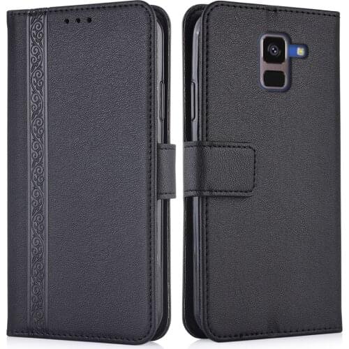 Kickstand Coque For Samsung Galaxy A8 2018 A530 A530F SM-A530F 5.6''Cover On Samsung A82018 A530 Shell Wallet Leather Case