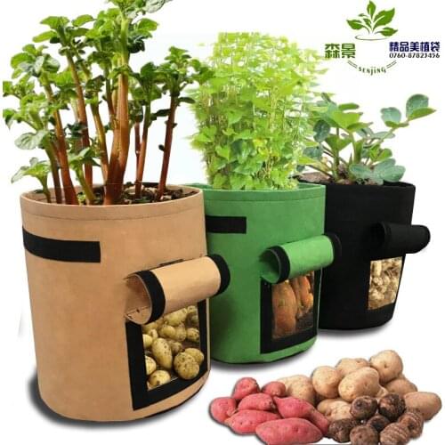 Planting Bag Potato Grow Bag Garden Plant Growth Bag Non Woven Beauty Planting Bag Pot