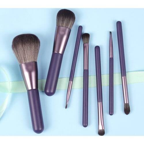 7Pcs/Set Women Facial Makeup Brushes Set Face Cosmetic Beauty Eye Shadow Lip Foundation Blush Brush Make Up Brush Tool