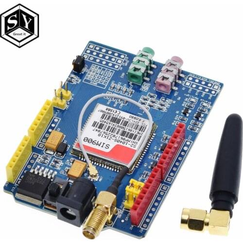 GREAT IT SIM900 850/900/1800/1900 MHz GPRS/GSM Development Board Module Kit For Arduino