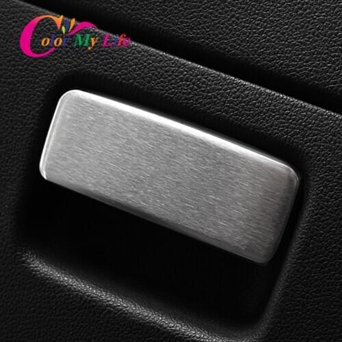 Color My Life Stainless Steel Car Glove Box Handle Cover Trim for Volkswagen VW Golf 7 MK7 7.5 MK7.5 2013 - 2019 Accessories