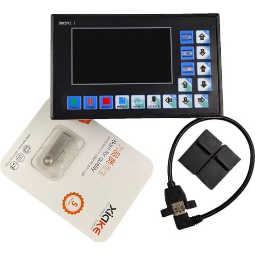 New DDCSV2.1 numerical control system U disk read G code engraving machine controller movement 4 axis system