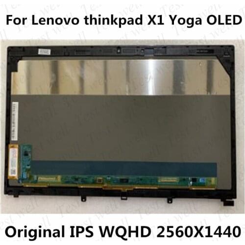 Original NEW 14" WQHD 2560*1440 OLED IPS Touch Screen Assembly For Lenovo ThinkPad X1 Yoga 1ST GEN 2ND GEN 01AW977 01AX899