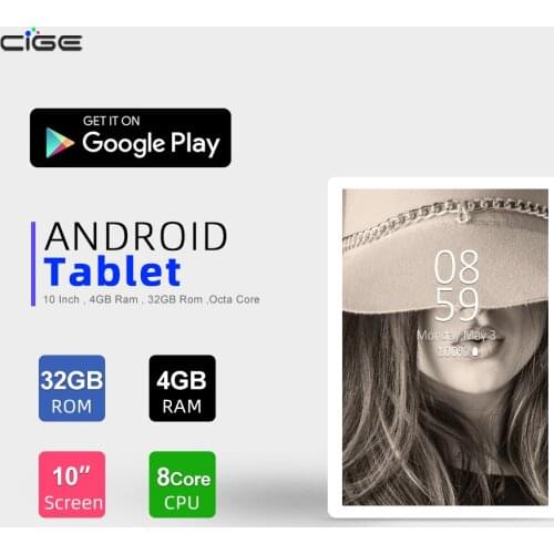 2021 New 10 Inch Android 9.0 Tablet PC 4G 32GB Octa Core Tablets WiFi Bluetooth GPS 4G Call Learning Game WIFI for Childrens