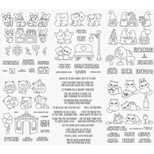 Animal Transparent Clear Silicone Stamp/Seal for DIY scrapbook/photo album Decorative clear stamp ST0907