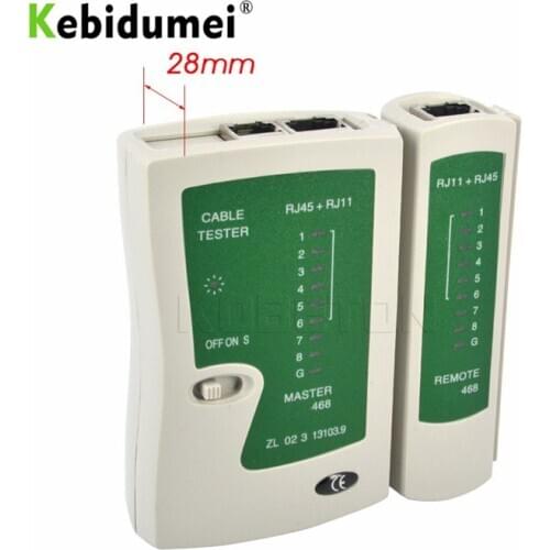 Kebidumei Network Cable Tester RJ45 RJ11 RJ12 CAT5 UTP LAN Cable Tester RJ45 Cable lan tester Networking Tool