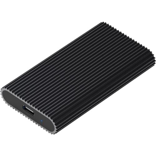 M3T USB 3.1 to MSATA SSD Box Type-C Adapter Enclosure External Mobile Solid State Drive Case for Office