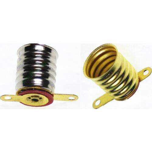 10PCS/LOT E10 lamp holder E10 bulb seat E10 BASE screw lampholder Old flashlight holder