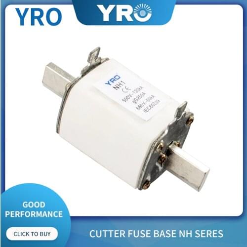 NH1 knife contact plug-in ceramic low voltage fuse fuse tube RT36 fuse fuse core