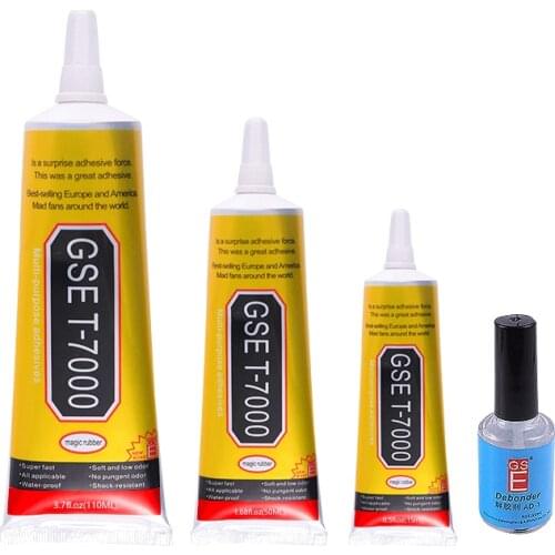 15ml/50ml/110ml Multi-purpose Glue T-7000 Black Liquid Epoxy Resin Adhesive DIY Handicraft Glass Phone Case Repair Glue