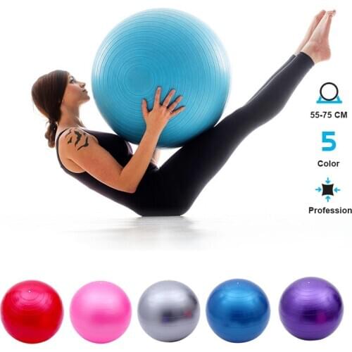 55-75 CM Profession Yoga Ball Sports Yoga Balls Bola Pilates Fitness Gym Balance Fitball Exercise Pilates Workout Massage Balls