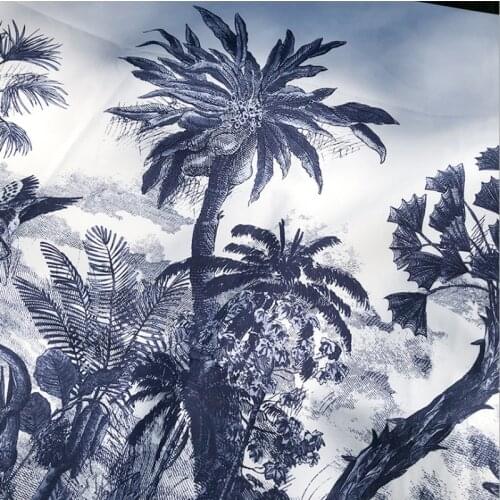 98*150cm/piece the jungle digital printing cotton fabric for dress pure cotton fabric for skirt ткань хлопок ткани tissu telas