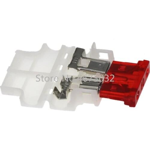 5sets Auto Standard Middle Fuse Holder + Car Boat Truck ATC/ATO Blade Fuse 3A 5A 10A 15A 20A 25A 30A 35A 40A