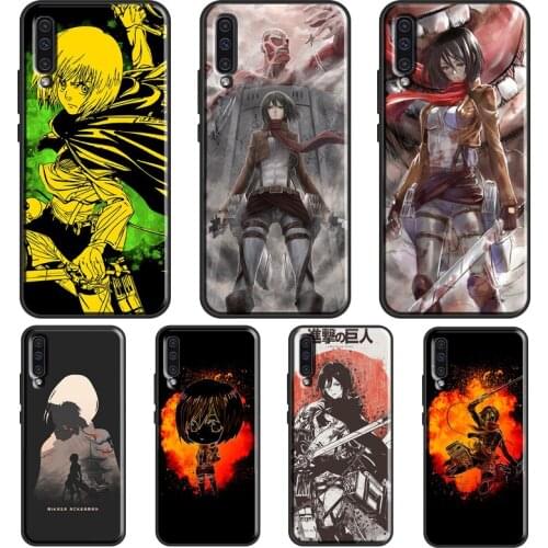 Mikasa Ackerman Attack on Titan Anime For Samsung A21S A20e A02S A20 A40 A50 A70 A12 A32 A42 A52 A72 A31 A41 A51 A71 Phone Case