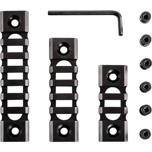 Black Keymod 3/5/7 Slots Set Picatinny Rail Section for Handguard Mount