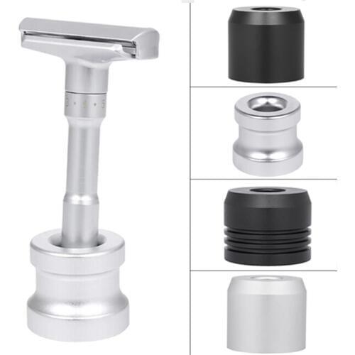 Men Razor Holder Zinc Alloy Shaving Brush Stand Safety Razor It Razor Holder 3.5x3.0cm Razor Rack Salon Barber Tools