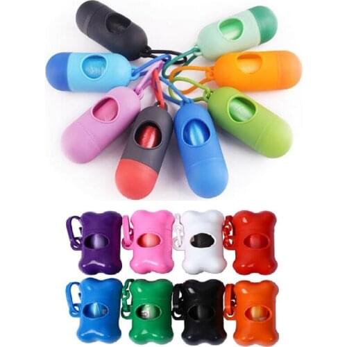 Pet Waste Bag Dispenser For Dogs Waste Bag Holder Plastic Garbage Bag Dispenser Carrier Case Dog Supplies Accessories