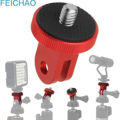 For insta360 One X X2 Aluminum Alloy Mini Tripod Adapter Base 1/4" Camera Screw Quick-Release for Gopro Hero 9 8 7 6 5 Yi Action