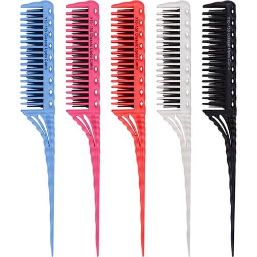 Tail Combs Salon Hair Cutting Comb Hairdressing Sectioning Dyeing Brush Combs Anti-static Hairdressing Combs Hair Styling Tool