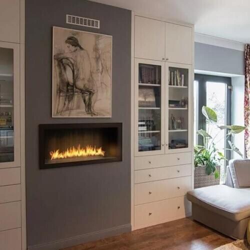 Inno-Fire 18 inch modern home decoration bio ethanol fireplace