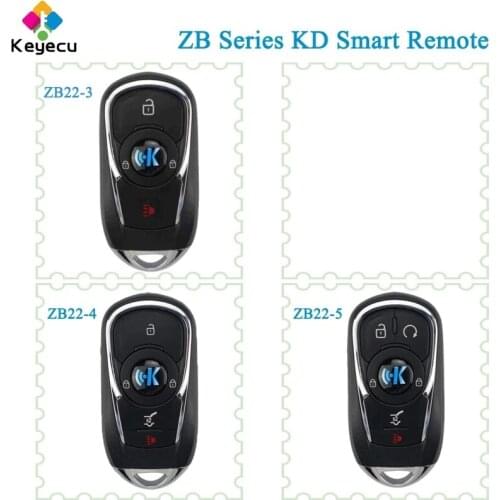 KEYECU KEYDIY for Ford for Buick Style ZB Series ZB21-4 ZB21-5 ZB22-4 ZB22-5 KD Smart Remote Car Key for KD-X2 Key Programmer