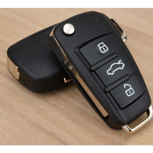 Key Shell housing remote control for Audi A2 A3 A4 A6 A8 TT Q3 Q5 Q7 A1 3 BUTTONS