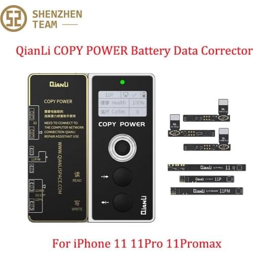 QianLi COPY POWER Battery Data Corrector For iPhone 11-12 Pro Max Battery Data Reading and Writing Repair Remove Error Warning
