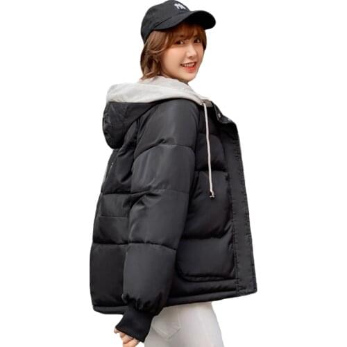 Pop Korean Style Winter Jacket Women Cotton Padded Outwear Female Short Coat 5 Colors Womens Parka