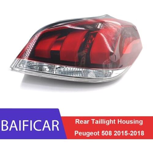 Brand New Genuine Rear Taillight Assembly Rear Brake Light Rear Reversing Light 9807242680 9807242780 For Peugeot 508 2015-2018