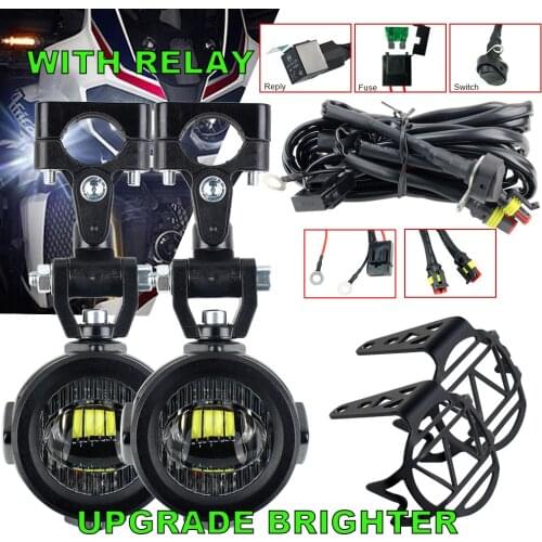 Upgrade Brighter Lamp For BMW R1200GS F800GS F700GS F650 K1600 Motorcycle fog light Auxiliary Lights 40W 6000K