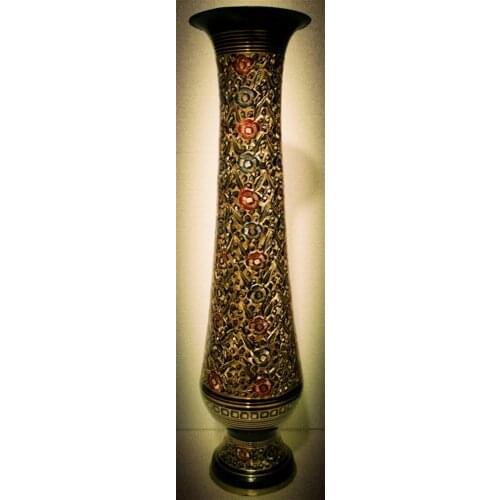 Pakistan modern fashion decoration art crafts vase classical Antique Japanese black paint color