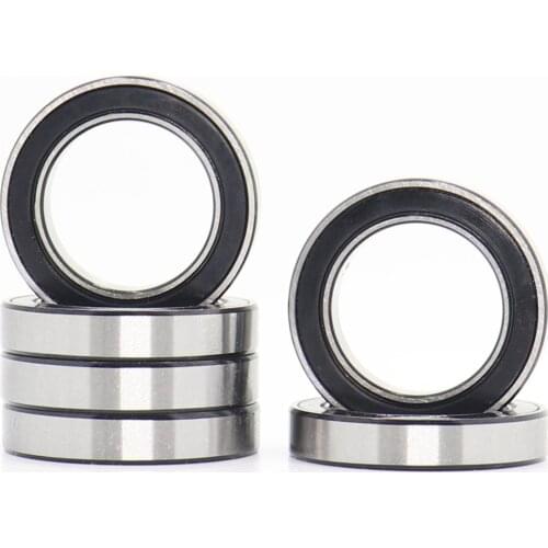 6803-2RS Bearing 17*26*5 mm ABEC-7 (6Pcs) 17 26 5 6803RS Metric Thin Section Ball Bearings For Bicycle Hub Front Rear Hubs Wheel