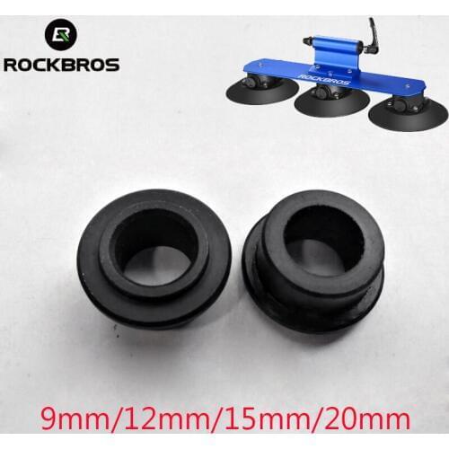 ROCKBROS 1pair 9mm 12mm 15mm 20mm Hub Adapters for Bicycle Roof-Top Car Rack Hub Convertors Bike Carrier Quick Installation