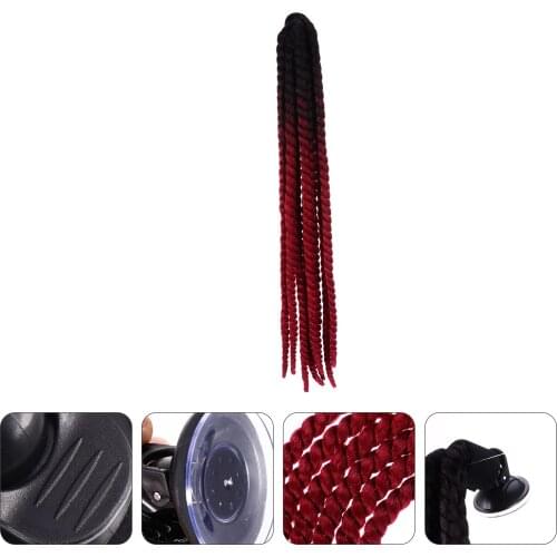 Motorcycle Helmet Decoration Helmet Braid Wig Ornament Reusable Helmet Decor