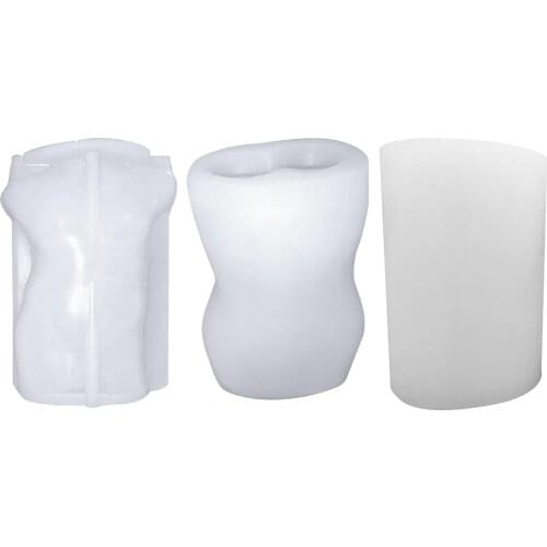 Human Body Resin Silicone Mold, 3D Epoxy Casting Mold, Woman Men Sculpture