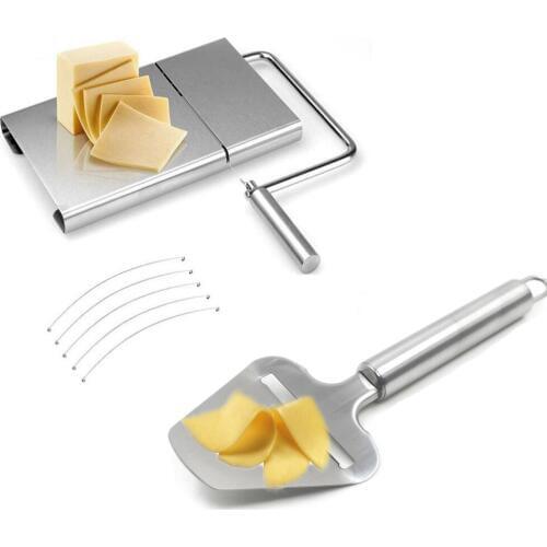 1PC Cheese Slicer Stainless Steel Cheese Slicer Cheese Grater Cake Cutter Butter Kitchen Tools