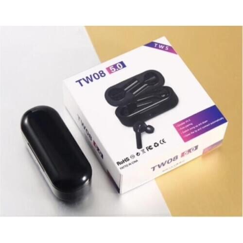 PrivateTW08 Bluetooth Earphone TWS Wireless Headphones Handsfree Headphone Sports Earbuds Gaming Headset Phone