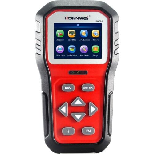 KW860 Unique OBD2 Scanner KONNWEI Code Reader OBD II Auto Diagnostic Code Scanner OBD EOBD Car Engine Fault CAN Diagnostic Scan