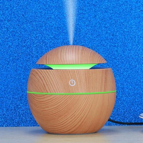 130ML Wood Grain USB Air Humidifier Purifier Aroma Diffuser for Office Home Baby Room Bedroom yoga spa Electric Aroma Diffuser