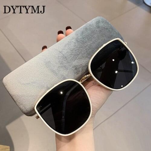 DYTYMJ Square Sunglasses Women 2021 Vintage Luxury Cat Eye Sun Glasses Women Alloy Gafas De Sol Mujer Shades for Women Wholesale