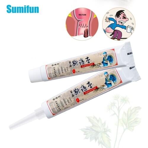 1/3Pcs Hemorrhoids Ointment With 3 Tubes Internal and External Anal Fissure Cream Pain Reliving Chinese Herbs Medical Plasters