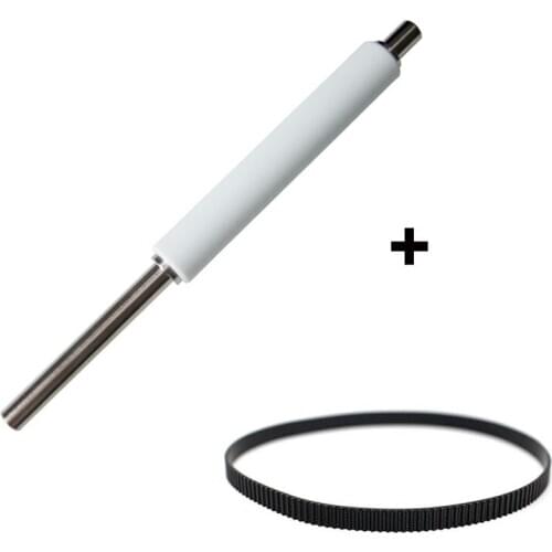 1 Set G77023M Platen Roller & 20006 Main Drive Belt Compatible For Zebra S4M 203dpi Thermal Barcode Label Printers