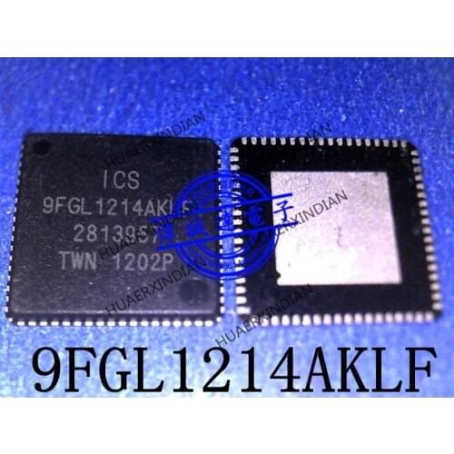 1Pieces New Original ICS9FGL1214AKLF 9FGL1214AKLF QFN72 1 In Stock Real Picture